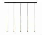 TRIZO 21 - Austere-D2 5 RL 79 BRASS frame + BLACK base 200CM + BLACK cable 1000mm / Driver incl. / dimmable (TR