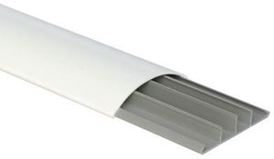 GSV - Vloerkanaal wit, 200 cm