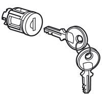 Legrand - Cilinderslot + sleutel - 455 voor wandkast XL³ 160