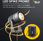 SLV LIGHTING - PROMO LED Spike antraciet 4+1 gratis + koelingtas/kruk