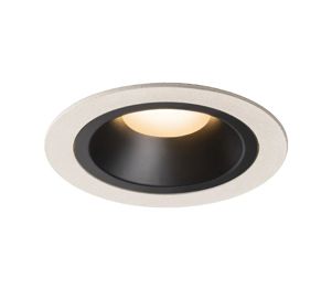 SLV LIGHTING - NUMINOS DL M, indoor led plafondinbouwarmatuur wit/zwart 3000K 40°