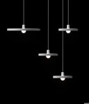 TOSSB - DISK MINI hanging suspension white/white 60W (E27)*