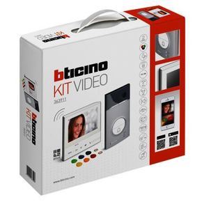 Bticino, AVT - videofoon kit, 1 DK Linea 3000 + Classe 300 X13, WiFi, kleur + Geheugen 