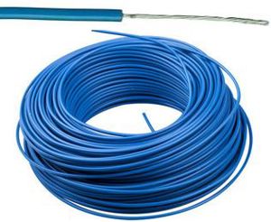 VTBst kabel / draad 0,75 mm² - blauw (H05V-K) - VTBST075BL