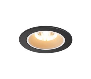 SLV LIGHTING - NUMINOS DL S, indoor led plafondinbouwarmatuur zwart/wit 3000K 55°