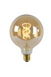 Lucide - G125 - Filament lamp - Ø 12,5 cm - LED Dimb. - E27 - 1x5W 2200K - Amber