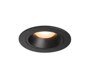 SLV LIGHTING - NUMINOS DL S, indoor led plafondinbouwarmatuur zwart/zwart 2700K 40°