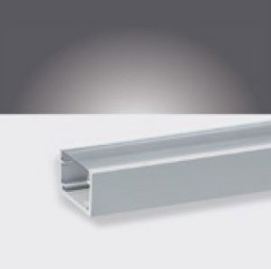 PROLUMIA - Aluminium profiel 5m mat satijn Opbouw, 15mm, geanodiseerd