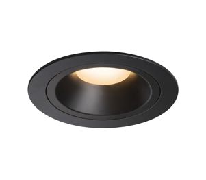 SLV LIGHTING - NUMINOS DL M, indoor led plafondinbouwarmatuur zwart/zwart 3000K 20°