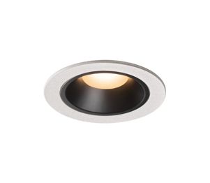 SLV LIGHTING - NUMINOS DL S, indoor led plafondinbouwarmatuur wit/zwart 2700K 20°