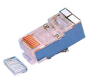 Elimex - Shielded plug Rj45 UTP/FTP 5E with guide