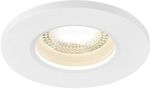 SLV LIGHTING - KAMUELA Plafonnier Encastré Protection Incendie LED, 3000 K, blanc, 38°, Dimmable, IP65 